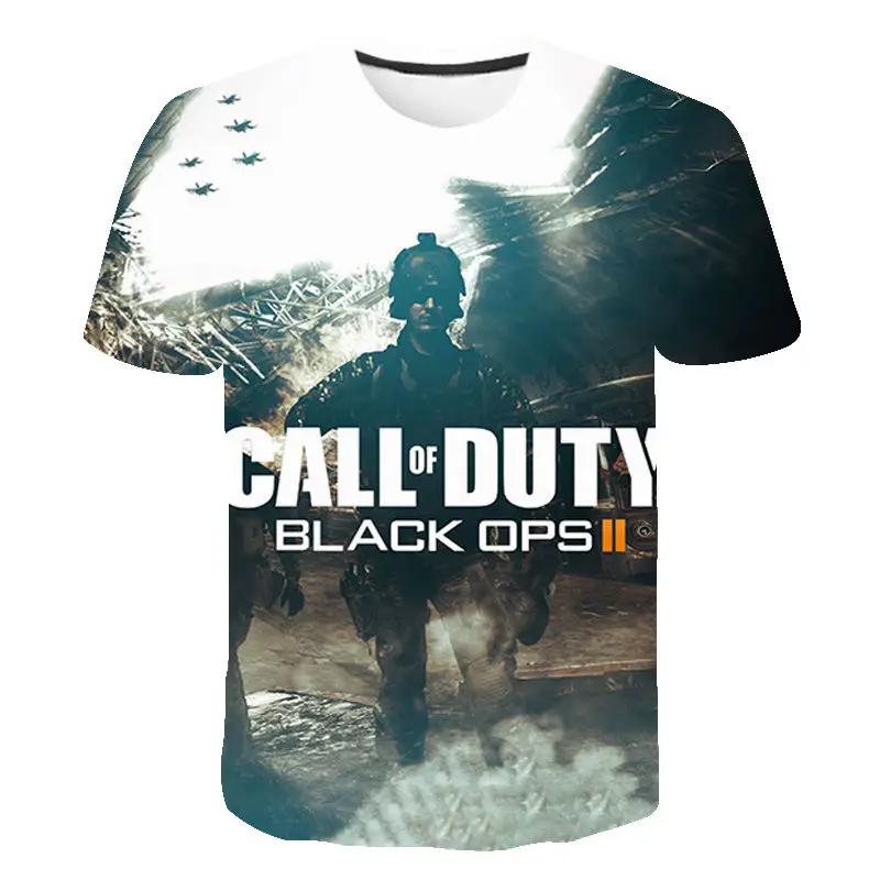 Call Of Duty Nové Letné 3D Vytlačené T Shirt Muži, Ženy, Deti Bežné Streetwear Krátky Rukáv Chlapec Dievča Deti Móda v Pohode Topy 3