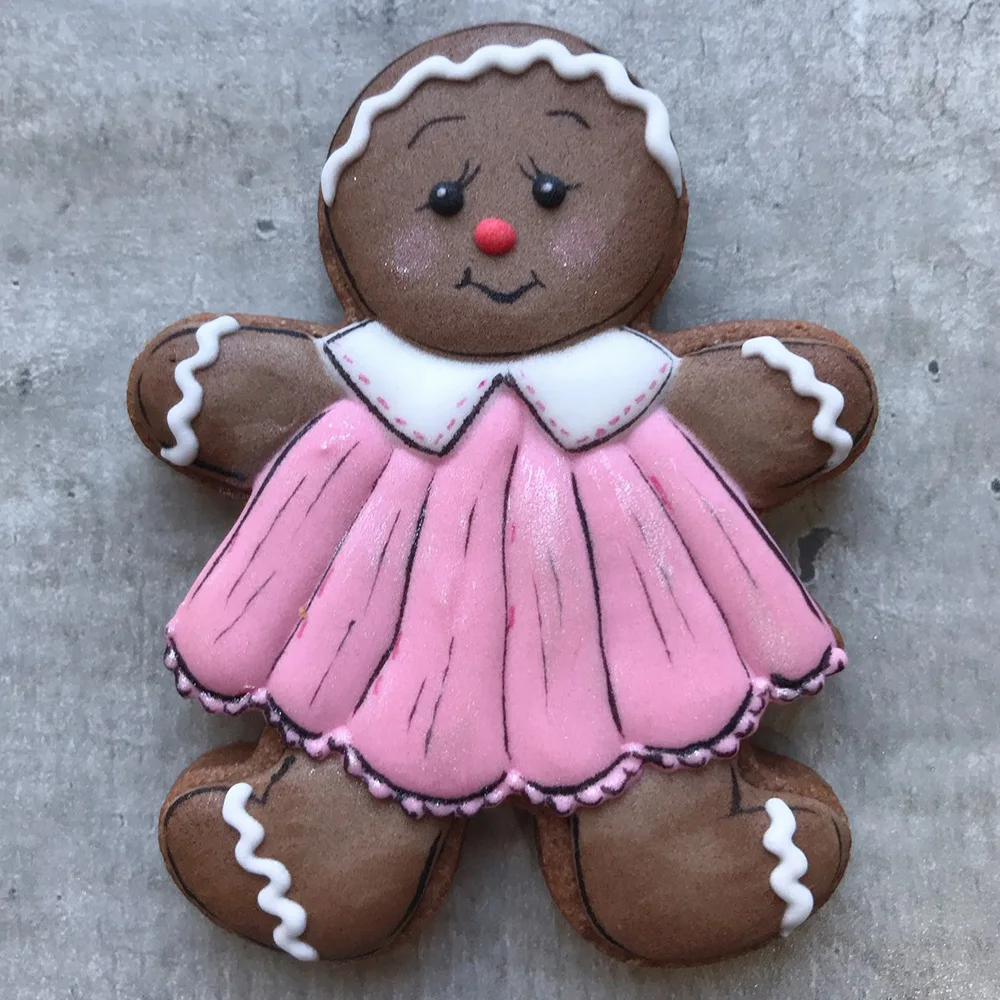 LILIAO Vianočný Perník Muž Cookie Cutter - Nerezová Oceľ Biscuit / Sandwich /Chlieb a Forma na Pečenie Nástroje, Kuchynské Príslušenstvo 3
