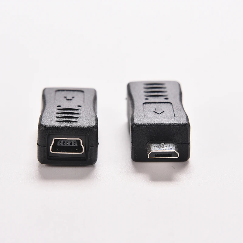 NOVÉ Micro USB Mužov k Mini USB Žena Adaptér Konektor Converter Adaptér pre Mobilné Telefóny, MP3 3