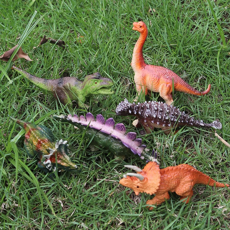 Oenux Mini Dinosaura Hračky PVC Jurský Stegosaurus Saichania Simulácie Zvieracích Modeloch Akčné Figúrky Zbierku Hračiek pre Deti 3