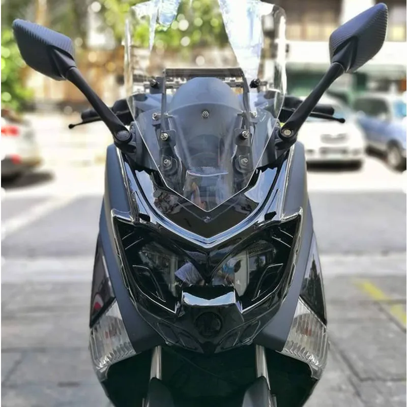 Upravený Motocykel nmax maska kryt nmax155 predné lampy maska kryt spp panel v tieni yamaha nmax155 nmax125 2016 2017 2018 2019 3