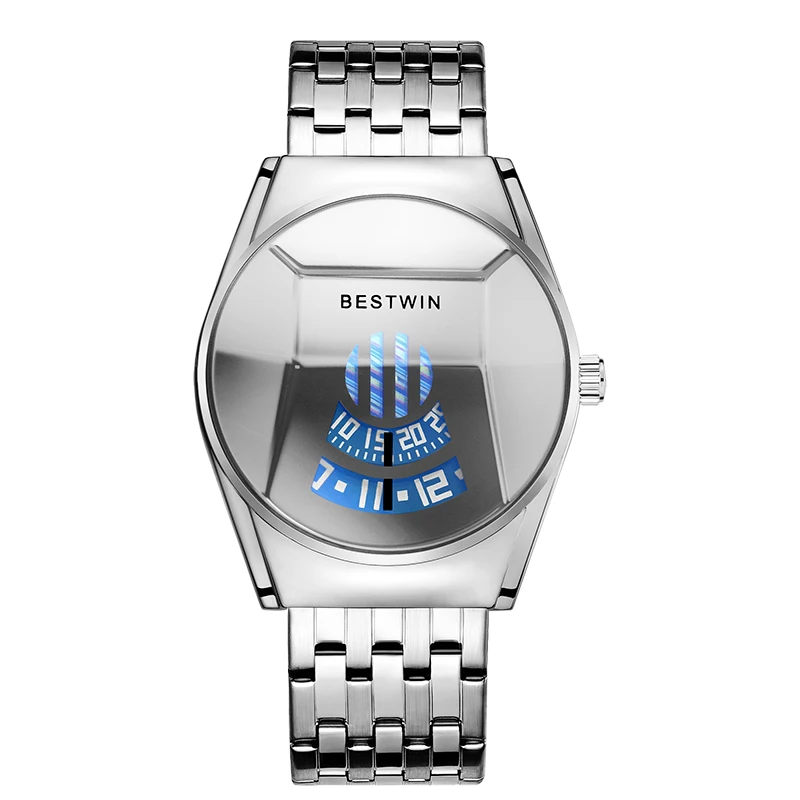 WIN Pánske Hodinky Top Luxusné Značky Šport Mužov Lokomotíva Náramkové hodinky Vodotesné Quartz Hodiny Relogio Masculino 2021 nové hodinky 3