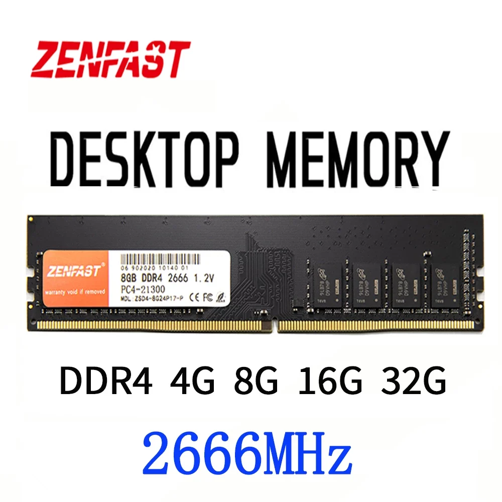 ZENFAST DDR4 4 GB 8 GB 16 GB 32 GB Memoria Ram 2133 2400 2666MHz Pamäť Desktop PC Vysoký Výkon Nových Dimm pre x99 3