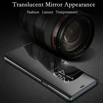 Smart Mirror Zobraziť Flip puzdro Pre Samsung Galaxy A32 4G 32 SM A325F A325M Luxusné pôvodné Magnetické fundas na Kožený Kryt Telefónu