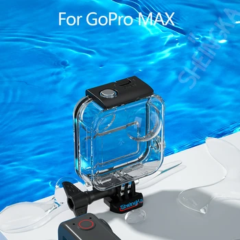 Nepremokavé Ochranné puzdro pre GoPro MAX 360°Panoramatickej Kamery Rám, Kryt Plášťa 4
