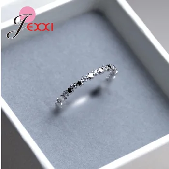 Kórejský In Hot 925 Sterling Silver Star Prstene Pre Ženy Kĺbu Prsta Prsteň Žena Zapojenie Príslušenstvo Šperky
