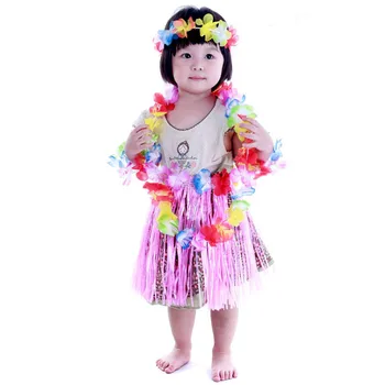 Plastové Vlákna Ženy Trávy Sukne Hula Havajské Sukne, kostýmy 30 CM/40/CM60CM/80 cm Dámske Šaty Slávnostné & Party Dodávky 0