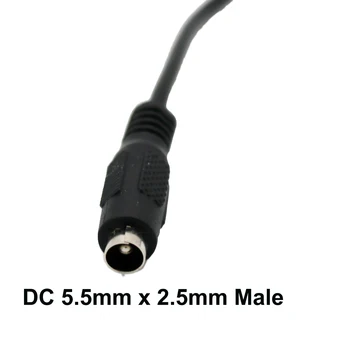 1pc USB 3.1 Typu C, USB-C Samec Konektor pre DC 5,5 mm x 2.5 mm, Napájanie Female Jack nabíjací Kábel Pre Apple Macbook 25 cm