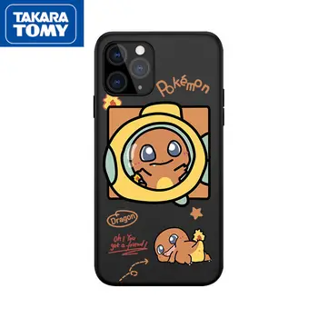 TAKARA TOMY Pokémon Pikachu Silikónové Telefón puzdro pre IPhone 6S/7/8P/X/XR/XS/XSMAX/11/12Pro/12min Telefón Pár puzdro