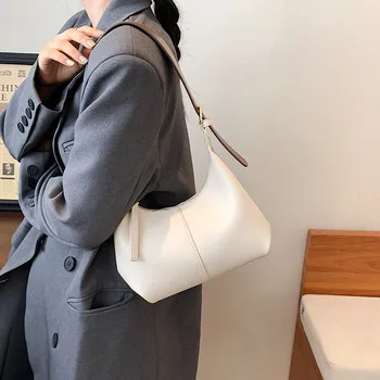 Luxusné Dizajnér Malé PU Kožené Podpažné Tašky cez Rameno pre Ženy 2021 Zimné Móda Žena Crossbody Taška Kabelky a Peňaženky