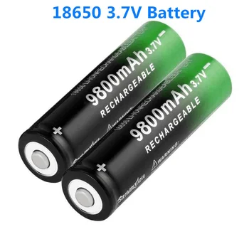 NOVÉ 18650 3,7 V 9800mAh Nabíjateľná Batéria Pre Baterku Pochodeň svetlomet Li-ion Nabíjateľnú Batériu, drop shipping