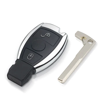 KEYYOU Nahradenie 2 Tlačidlá Intelligent Smart Keyless Vstup Vzdialenej Kľúča Vozidla 433MHz Na Mercedes Benz Rok 2000 + s NEC & BGA