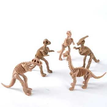 12pcs Mini Akcia Obrázok Jurský Vzdelávacie Kreatívne Hračky, Hračky Dinosaurov Fosílnych Kostra Simulačný Model Set pre Chlapcov Deti
