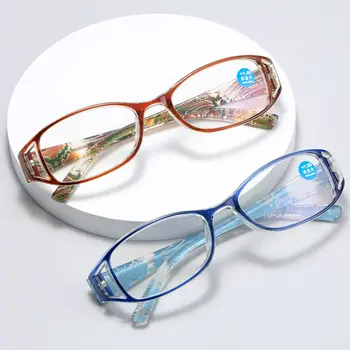Módne Retro Kvety Prenosné Okuliare Na Čítanie Anti-Modré Svetlo Okuliare Ochrana Očí Ultra Ľahký Rám