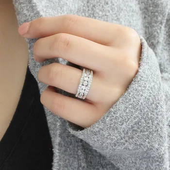 CAOSHI Štýlové Ženy Snubné prstene s Oslňujúcim Cubic Zirconia Trendy Ženy Návrh Krúžky Denný Nositeľný Príslušenstvo Šperky