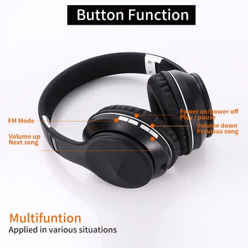 EL-B4 Bezdrôtové Bluetooth Slúchadlá Skladacia Prenosné TWS Hudby Herné Headset S Mikrofónom Jasné Hovory, Pre PC, 10-Hodinová Lka
