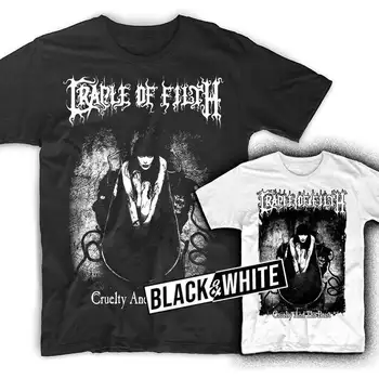 Kolísky Špina, Krutosti A Zviera plagát obal metal hard rock hudby T Shirt všetkých veľkostí S-5XL pánske Black White 3