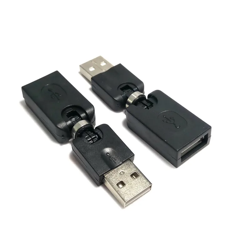 1PCS USB Mužov a žien 90 180 Otáčanie o 360 stupňov Otočná Twist rozšírenie Adaptér 4