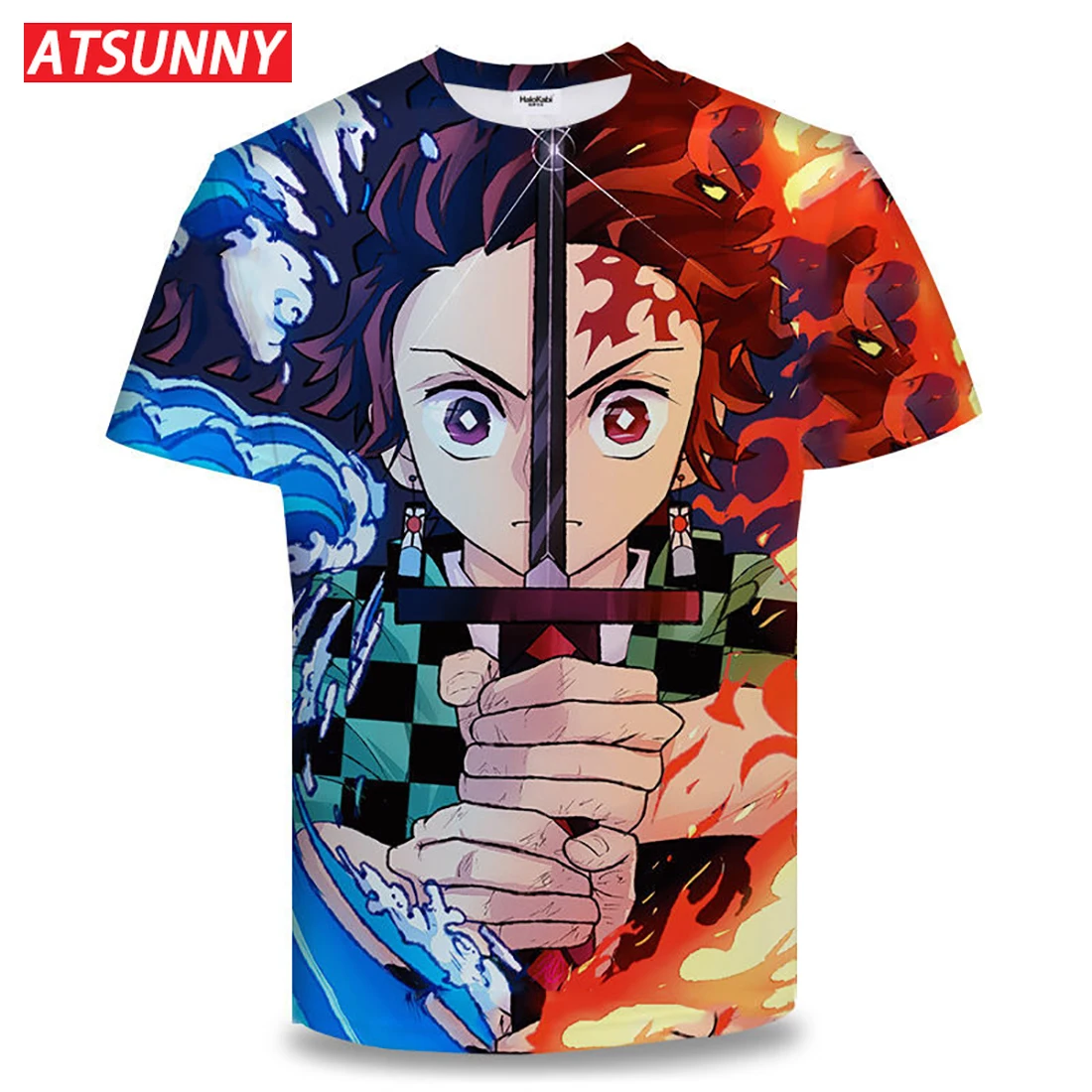 Anime Démon Vrah T-shirt Japonský sytle Kimetsu Č Yaiba T tričko, Pulóver harajuku muž Módne Cartoon oblečenie top Streetwear 4