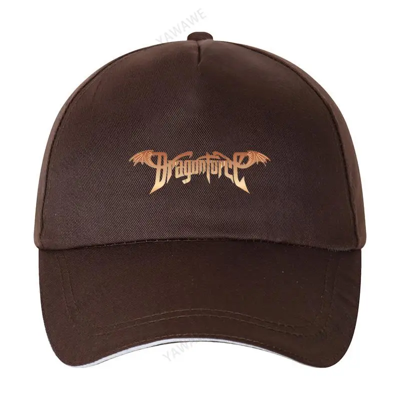 Baseball Čiapky klobúk čierne mužov šiltovky Dragonforce Logo Unisex Teens Bavlna Snapback Spp 4