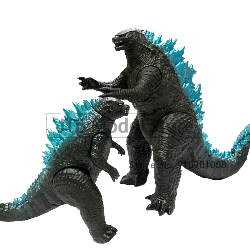Godzilla VS King Kong Monštier Mäkkej Gumy Veľká Bábika Ručne Vyrobené Model Fury Dinosaura Spoločné Hnuteľného Figma Akcie Obrázok PVC Hračky 4