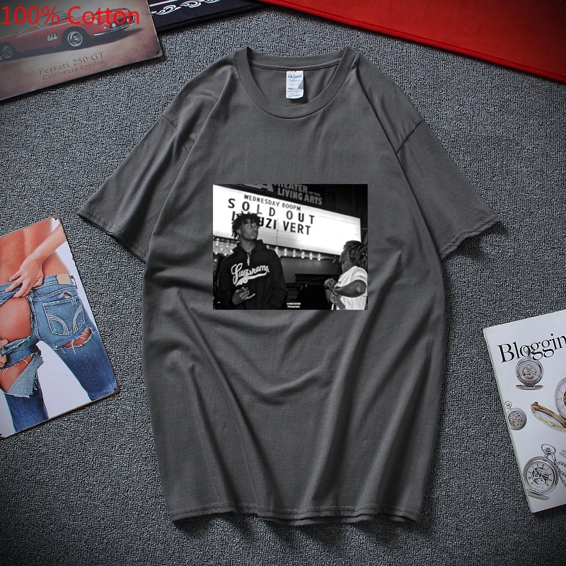 Playboi Carti Vintage Pohode Grafické T-shirt Bežné Mužov Tričko Nové TRIČKO Fashion Rapper Hudby, Hip Hop Bavlnené Tričká Streetwear 4
