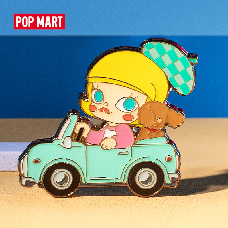 POP Mart Molly Auto Auto Series-Slepé Okno Odznak Vyjadrenie Lásky Série Slepé Okno Roztomilé Akčné Kawaii hračka údaje 4