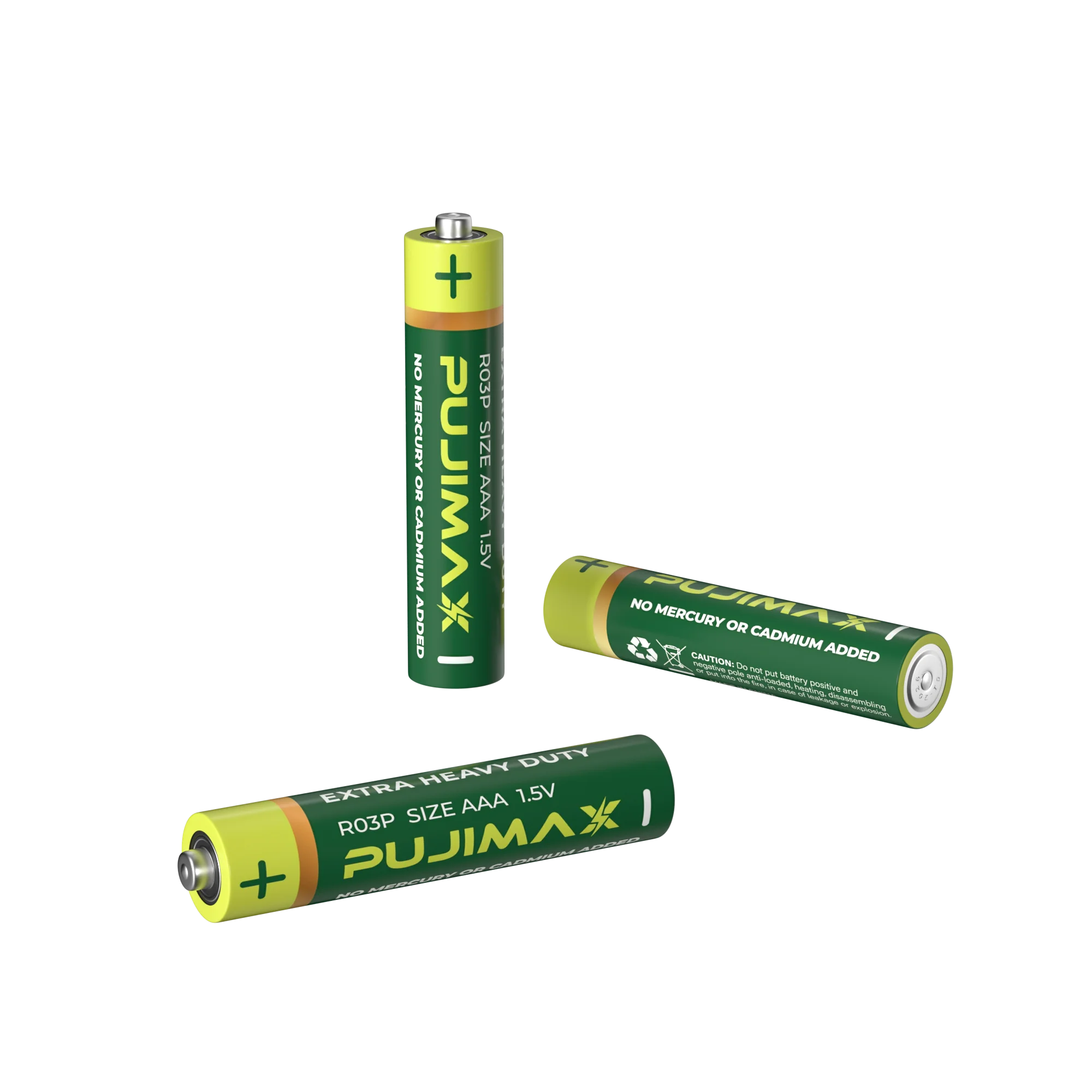 PUJIMAX 40Pcs Uhlíkové Batérie 1,5 V AAA R03P Suché Batérie Extra Ťažká Jedno Použitie Batérie Nový Upgrade Bezpečné a Trvalé 4