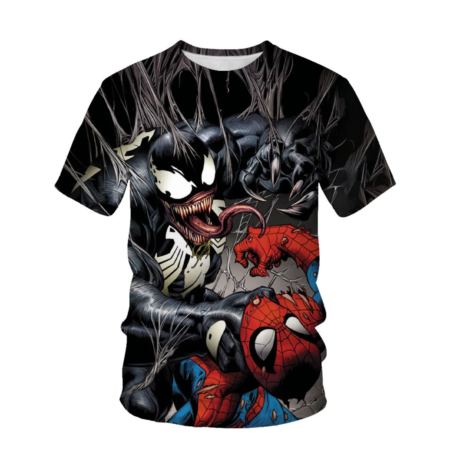 Spider Jed Letné Módy Nové pánske T-shirt 3D Tlač Príležitostné Voľné Pohode Priedušné Tričko 4