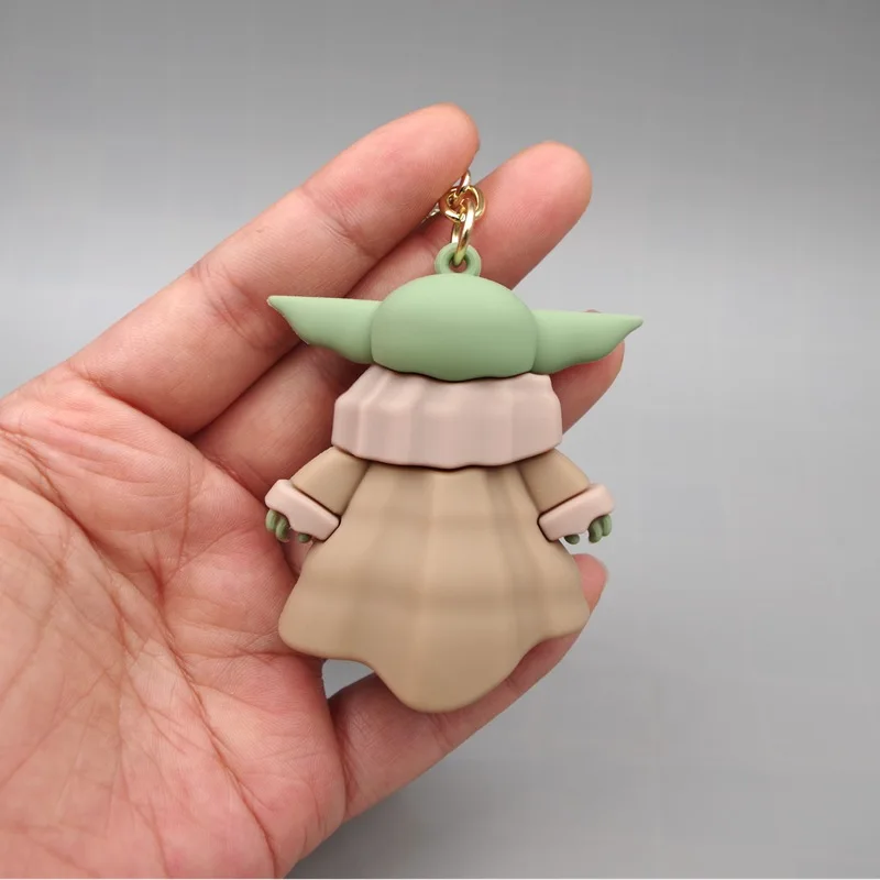 Star Wars Dieťa Yoda Anime Obrázok Keychain Yoda Model Hračky, Kreslené Yoda Keyring Taška Prívesok pre Dieťa Dievčatá, Ženy Darček k Narodeninám Hot 4