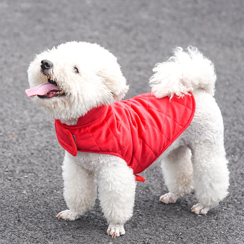 Teplé Oblečenie Pre Psy, Zimný Kabát Šteňa Bunda Soft Fleece Bavlna Vetru Veľký Pes Vesta Pre Malé A Stredne Veľké Psy Domáce Zvieratá, Oblečenie 4