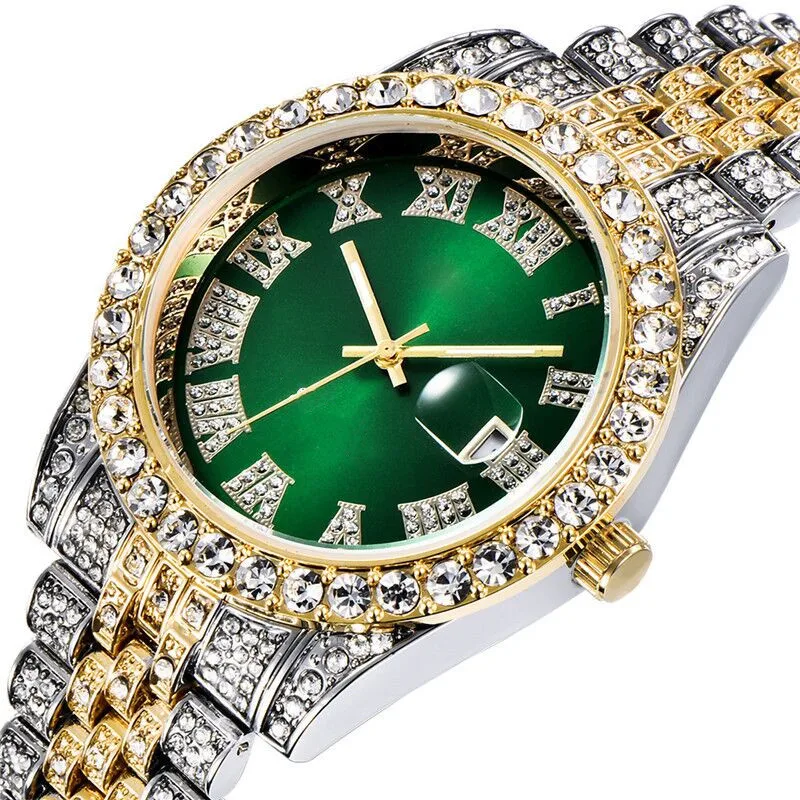 Značka Hodiniek Luxusné Drahokamu Ženy Muži Bežné Crystal Hodinky pre Mužov Sledovať Diamond Módne náramkové hodinky Relogio Feminino 4