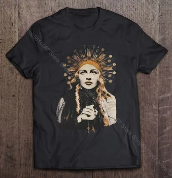 Tn429 Madonna Madame X Tour York Dotlač pánske Oblečenie Tech Nadrozmerná Anime T-Shirt Hip Hop Anime T-Shirt T-Košele Pre Mužov 1