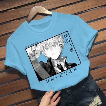 Anime Modré Obdobie T-Shirt Muži Ženy T Shirt Anime, Manga Tee Tričko Plus Veľkosť Topy Streetwear 3