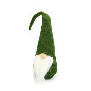 Najnovšie Rozkošný Santa Gnome Oblečenie pre Bábiku pre Halloween a Vianočné Ploche Plyšové Ornament pre Domáce Reštaurácia 0