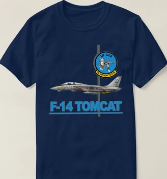 US Navy VF-124 Gunfighters Letka F-14 Tomcat Fighter T-Shirt. Letné Bavlnené O-Krku Krátke Rukáv Tričko Pánske Nové S-3XL 0