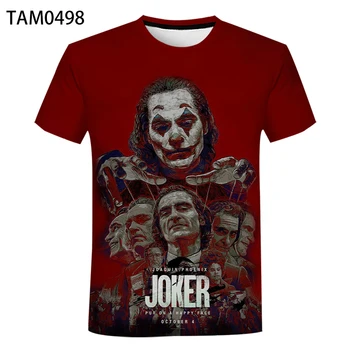Európsky štýl Módy 3D digitálna tlač T-Shirt Joker Lete Bežné Mužov O-krku Polyester Krátky Rukáv Cool t-shirt 0