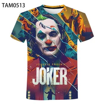 Európsky štýl Módy 3D digitálna tlač T-Shirt Joker Lete Bežné Mužov O-krku Polyester Krátky Rukáv Cool t-shirt 2