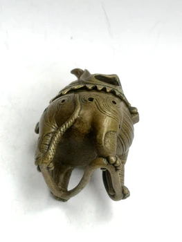 YIZHU CULTUER UMELECKÉ Zbierky Starej Číne Bronzovú Sochu jednorožec Údené Kadidlo Horák Dekorácie 0