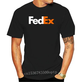 Nové Fedex Bavlna, Biela, Oranžová, Krátky Rukáv pánske Čierne Tričko Veľkosť S Až 3XL Rukáv T Shirt Lete Muži Topy Oblečenie