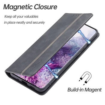 Luxusná Kožená Peňaženka Magnetické Flip puzdro Pre Samsung Galaxy A12 A22 A32 A52 A52S A72 M12 F12 M32 A02S A03S Telefón Prípade