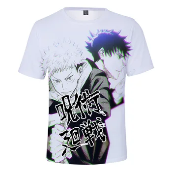 3D vytlačené T-shirt Jujutsu je Kaisen Anime Streetwear Mužov a Žien Harajuku Cosplay Nadrozmerné T-shirt Top Módne Unisex