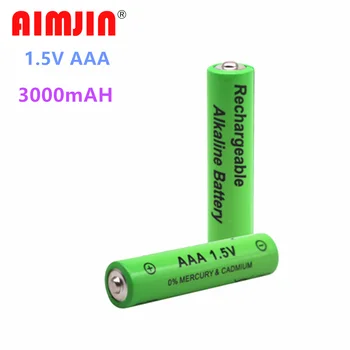 2021 Veľa AAA Batérie 1,5 V 3000mAh Alkalické AAA Nabíjateľné Batérie pre Diaľkové Ovládanie Hračka Svetla Batérie