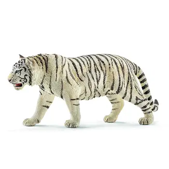 Wild Simulácia Biely Tiger Modely Zvierat Hračka Plastové Zvieracích Postáv Domova Darček Pre Deti Figúrka Bábiky Spálne Dekorácie