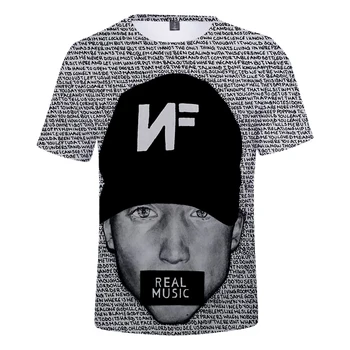 Rapper Nathan Ján Feuerstein NOVÝ Album Vyhľadávanie NF 3D tlač t-shirt Muži/Ženy lete Bežné Krátky Rukáv t shirt Oblečenie 1