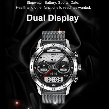 Timewolf 454*454 Smart Hodinky Mužov Android 2021 plne Dotykový DIY Tvár Prijatie Hovoru Bezdrôtové Nabíjanie Smartwatch Pre IOS Android Telefónu