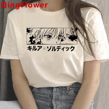 Japonské Anime Hunter X Hunter T Shirt Mužov Hisoka Legrační Karikatúra T-shirt Lete Casuao Tričko Kawaii Killua Grafické Tees Muž 3