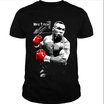 Mike Tyson Boxerské Retro Boxing T-shirt Zábavné Retro Letné Bavlnené tričko Darček 0