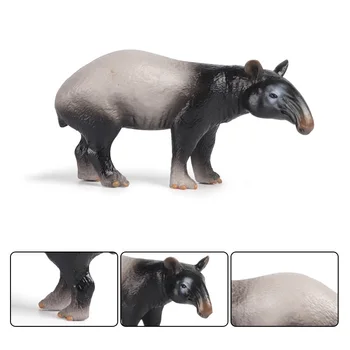 Nové Simulácie Malajský Tapir Wild Animal Model Pohyblivé Bábika Kolekcie detského Vzdelávania PVC Zvieratá, Akčné Figúrky, Hračky Darček 3