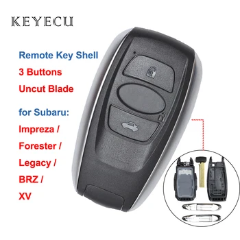 Keyecu Diaľkové Kľúča Vozidla púzdro Kryt pre Subaru BRZ Lesník Impreza Legacy XV HYQ14AHB 231451-7000 231451-5801 88835-AL012 2